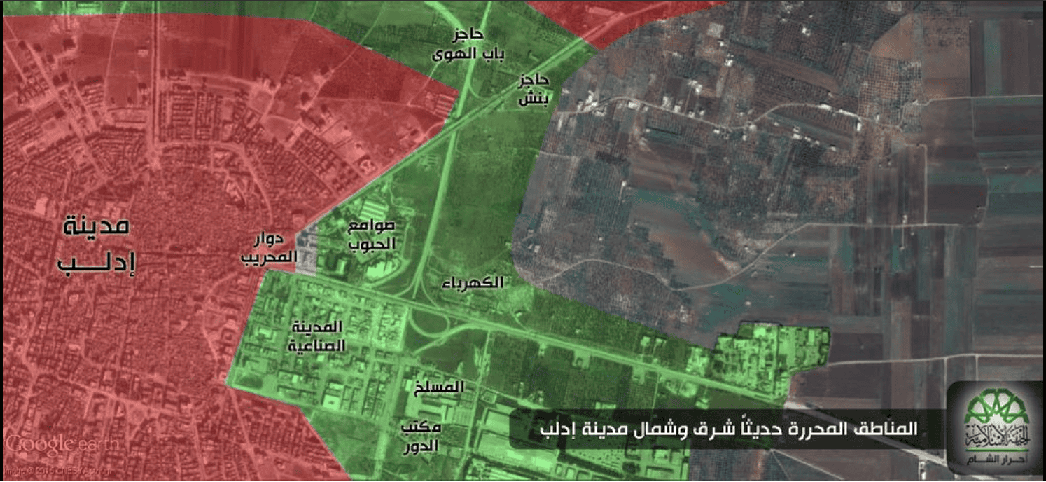 Jihadist coalition captures checkpoints around city of Idlib