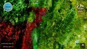 15-07-28 Al Nusrah Front map prior to the battle