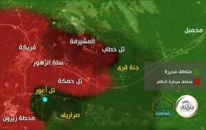 15-07-28 Faylaq al Sham map before areas 'liberated'