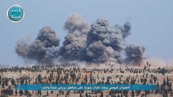 Al Nusrah Front tweets photos of Russian airstrikes