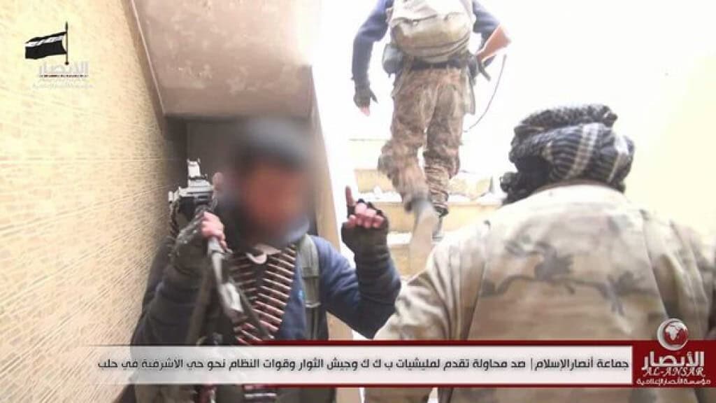 Ansar al Islam battles Kurds in Aleppo