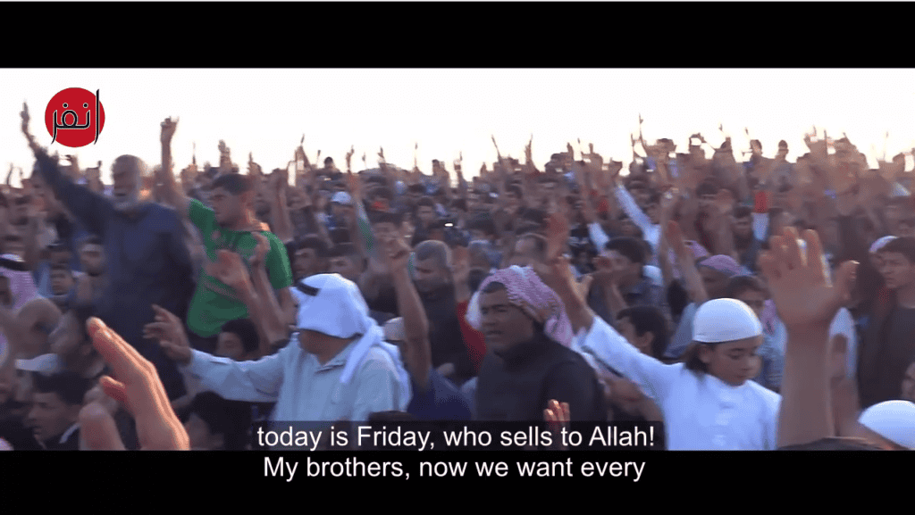 16-04-27 Attendees say they will answer Muhaysini's call to arms