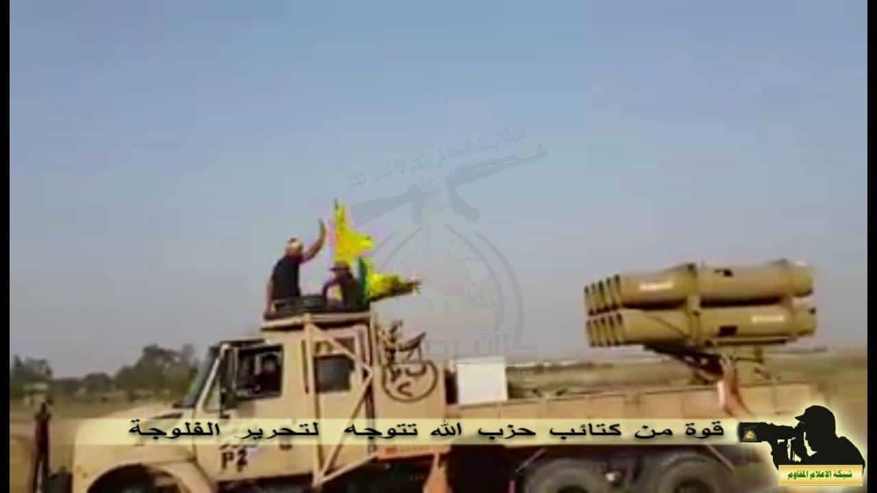 Video shows Hezbollah Brigades convoy heading for Fallujah
