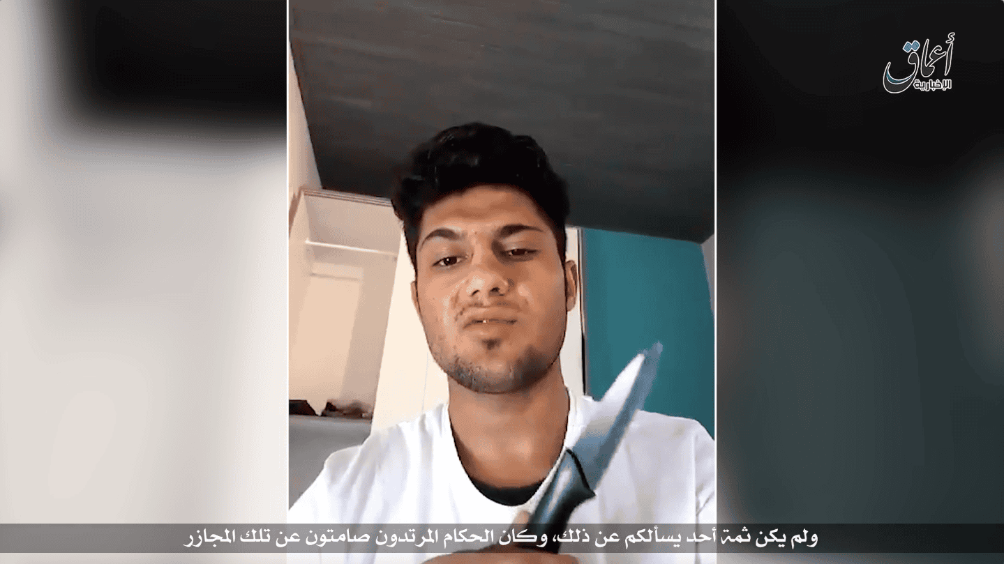 Teenager who terrorized German train appears in Islamic State video