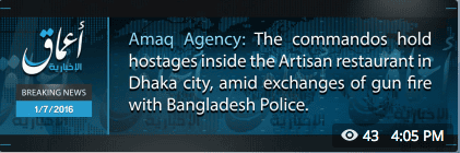 Islamic State says it singled out non-Muslims for death in Dhaka attack