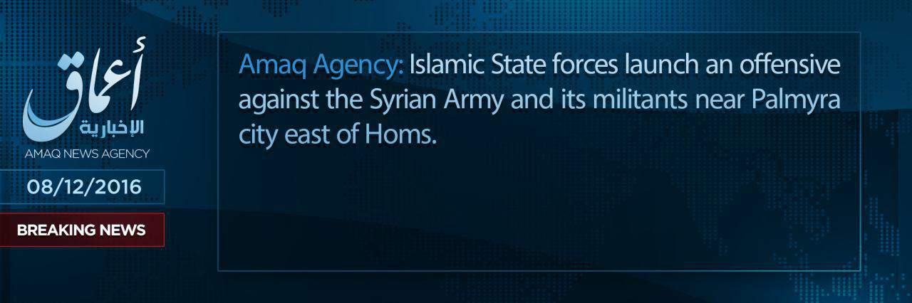 Islamic State assaults Syrian regime forces in Homs province