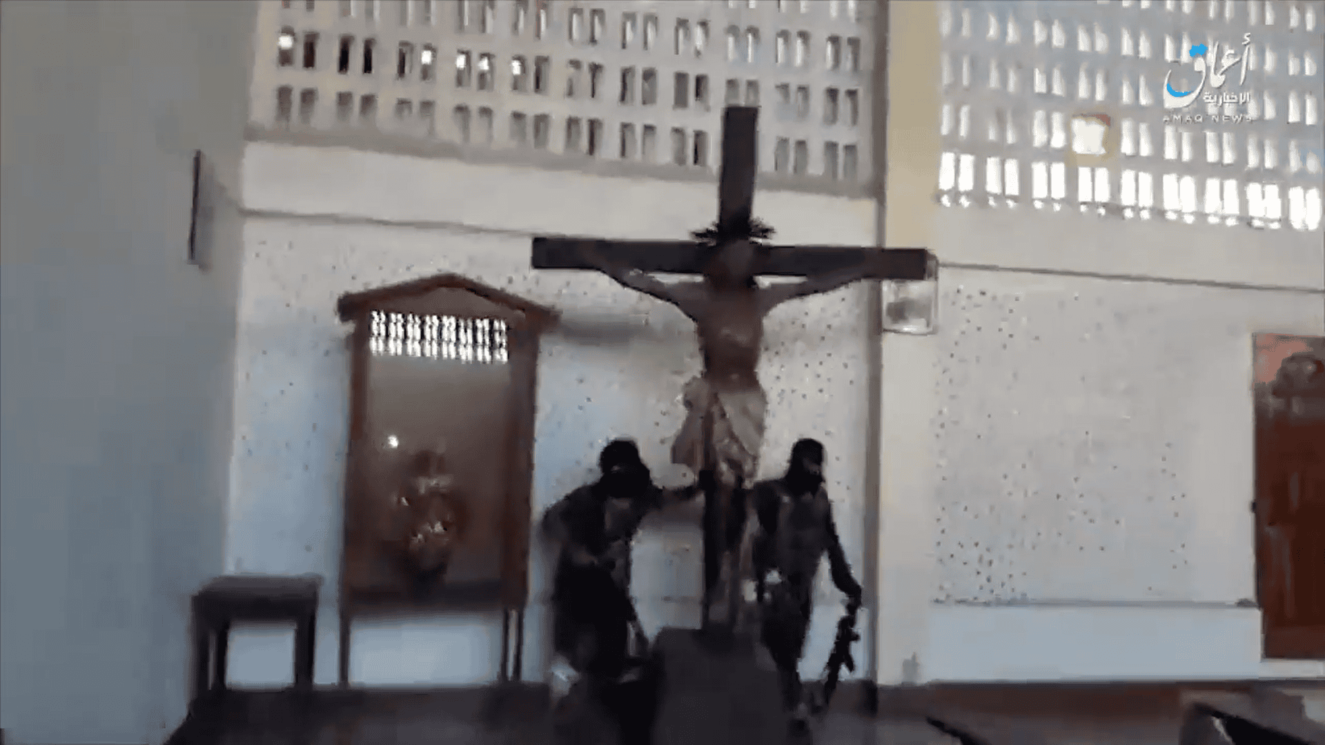 Islamic State video shows destruction of church in Marawi