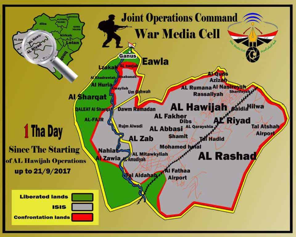 Iraqi forces launch offensive against Islamic State in Hawijah