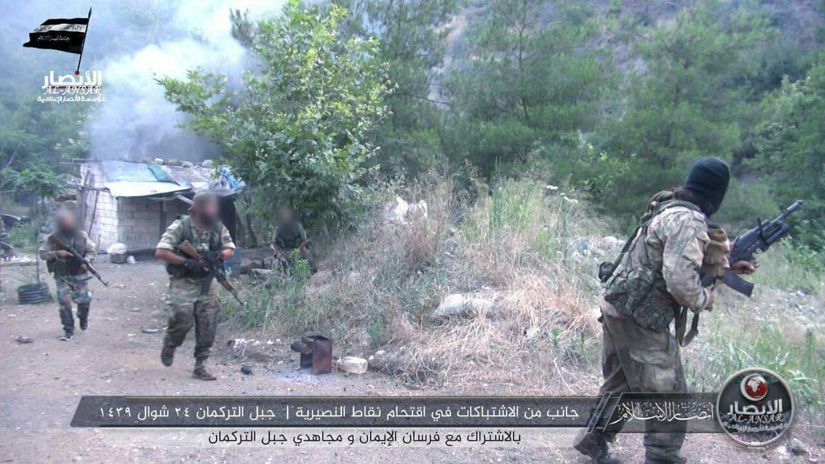 Ansar al-Islam raids Assad regime position in Latakia
