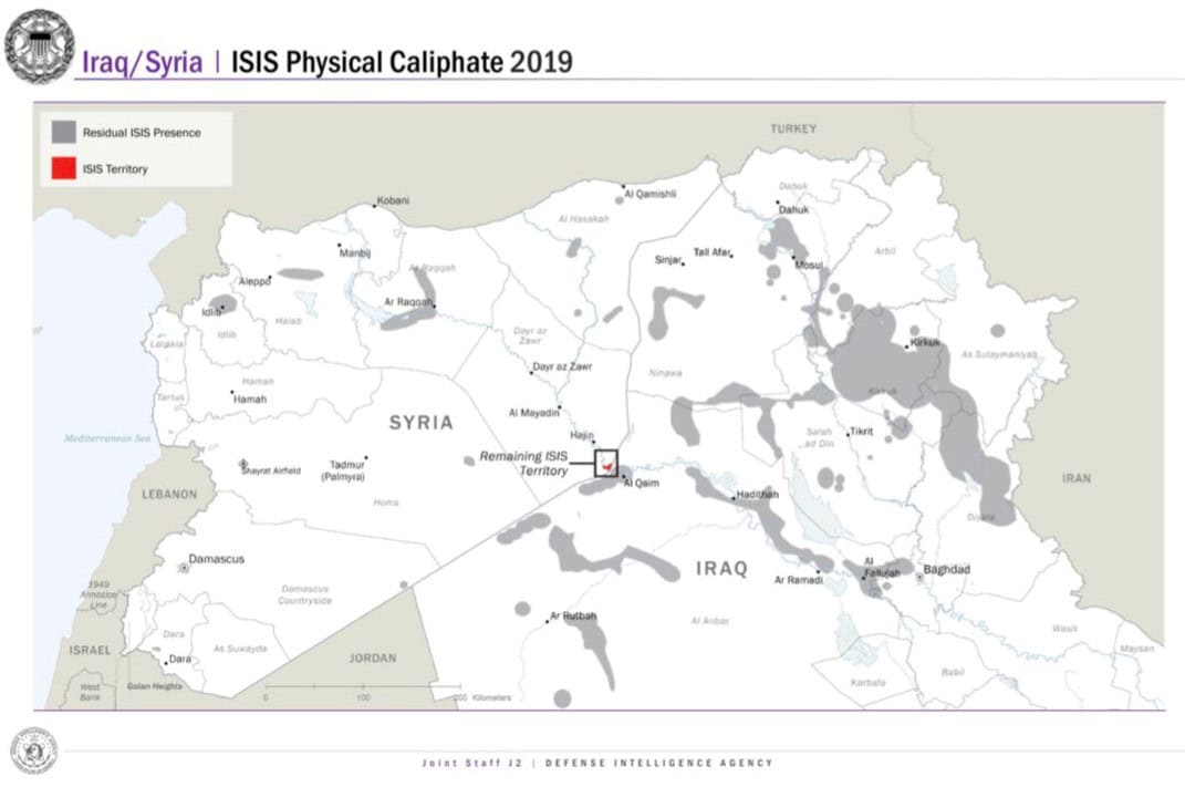 US-backed forces declare end to Islamic State’s physical caliphate
