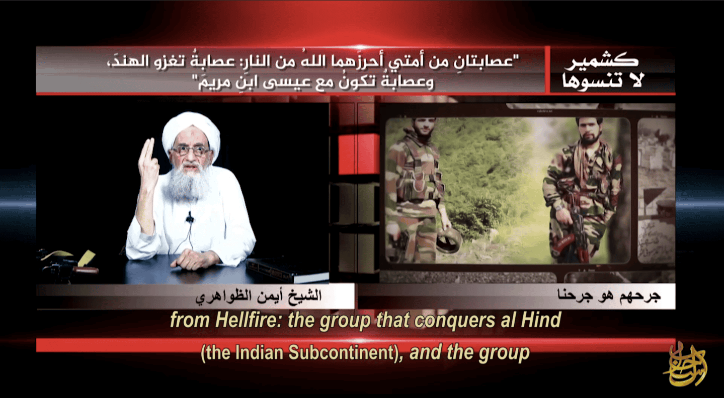 Al Qaeda leader threatens India, criticizes Pakistan in message on Kashmir