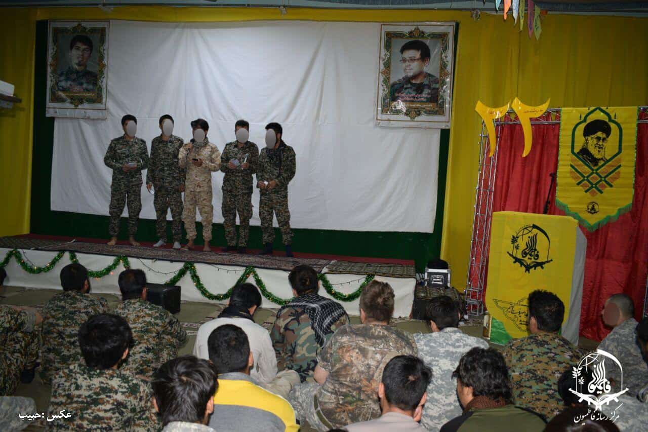 Iranian-founded Afghan Shia militia celebrates 7th anniversary in Aleppo