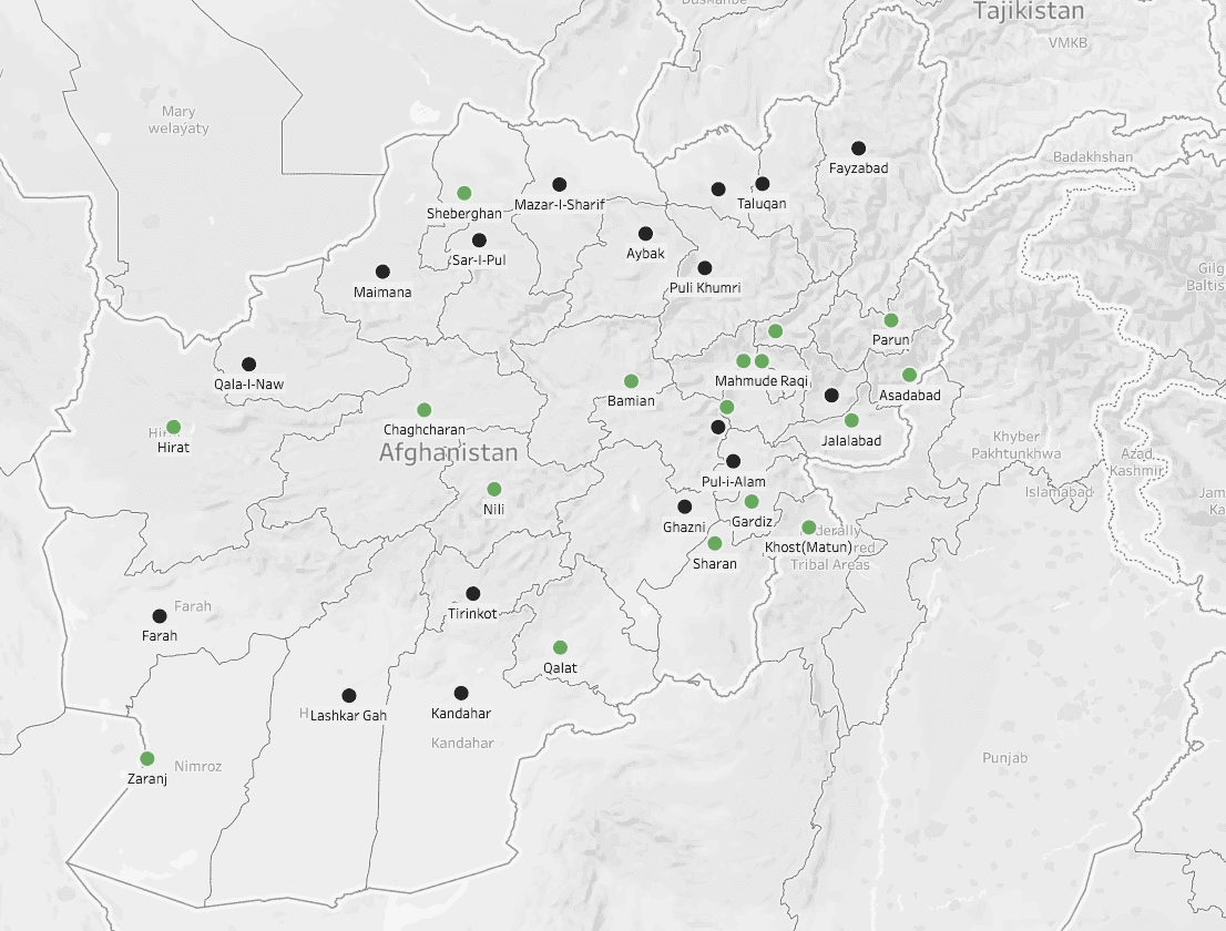 Taliban has ‘surrounded’ five Afghan provincial capitals