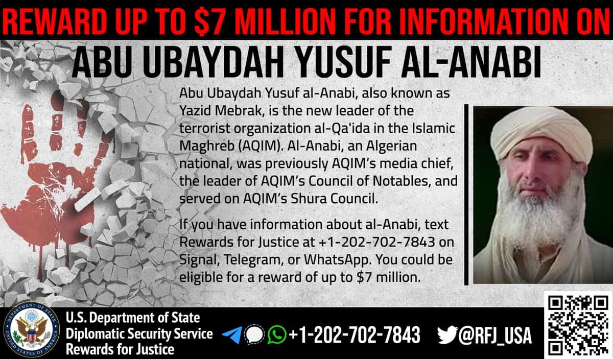 State Department announces reward for information on AQIM leader
