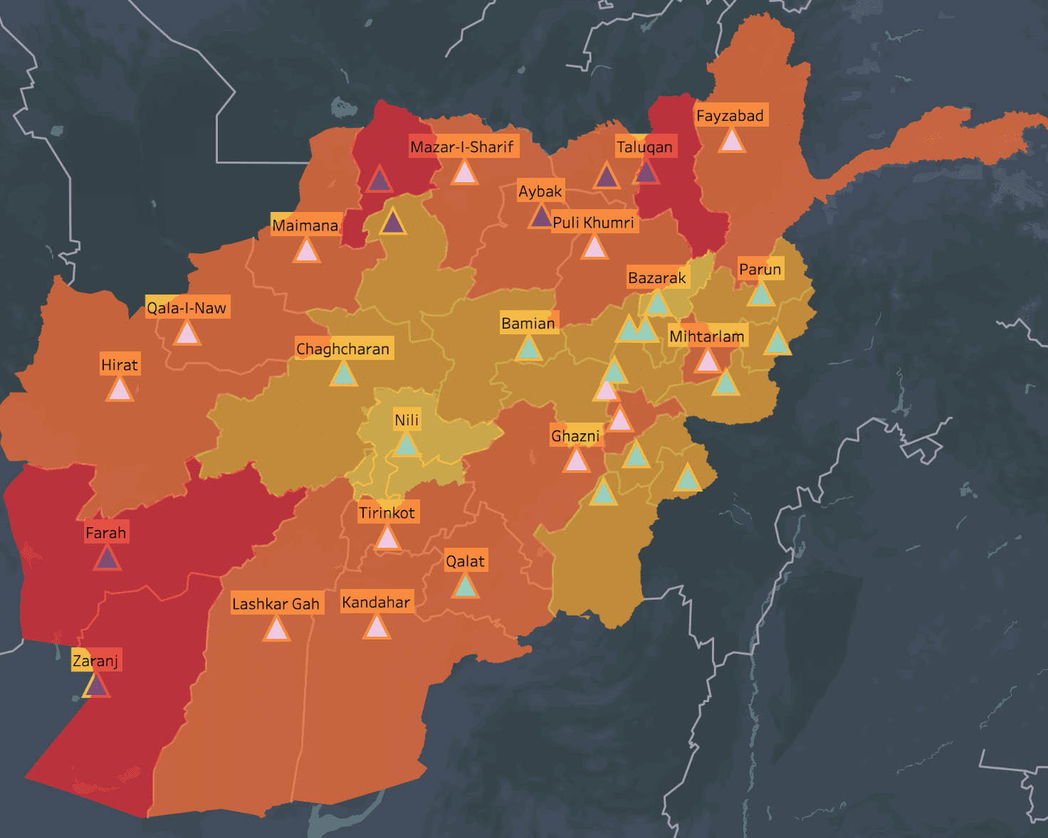Farah City, Pul-i-Khumri fall to the Taliban