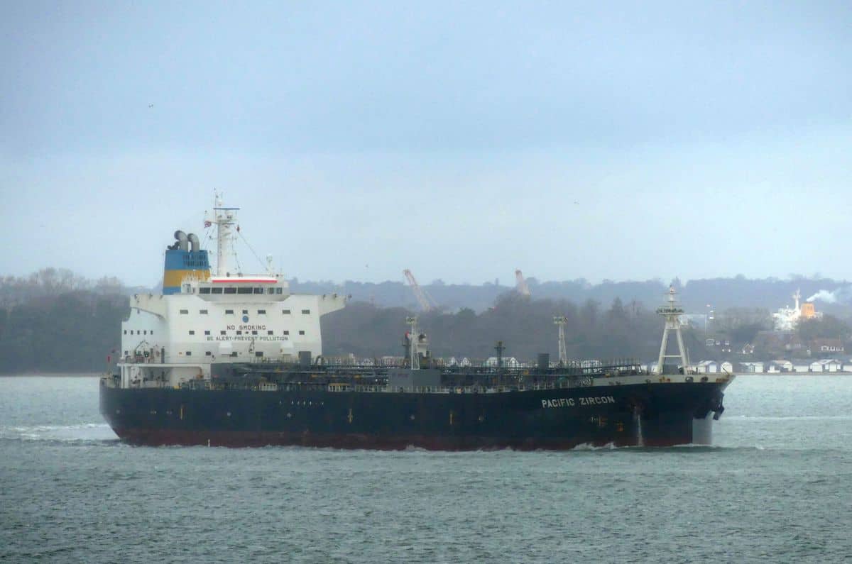 Drone Launched from IRGC Base Targets Liberian-Flagged Oil Tanker