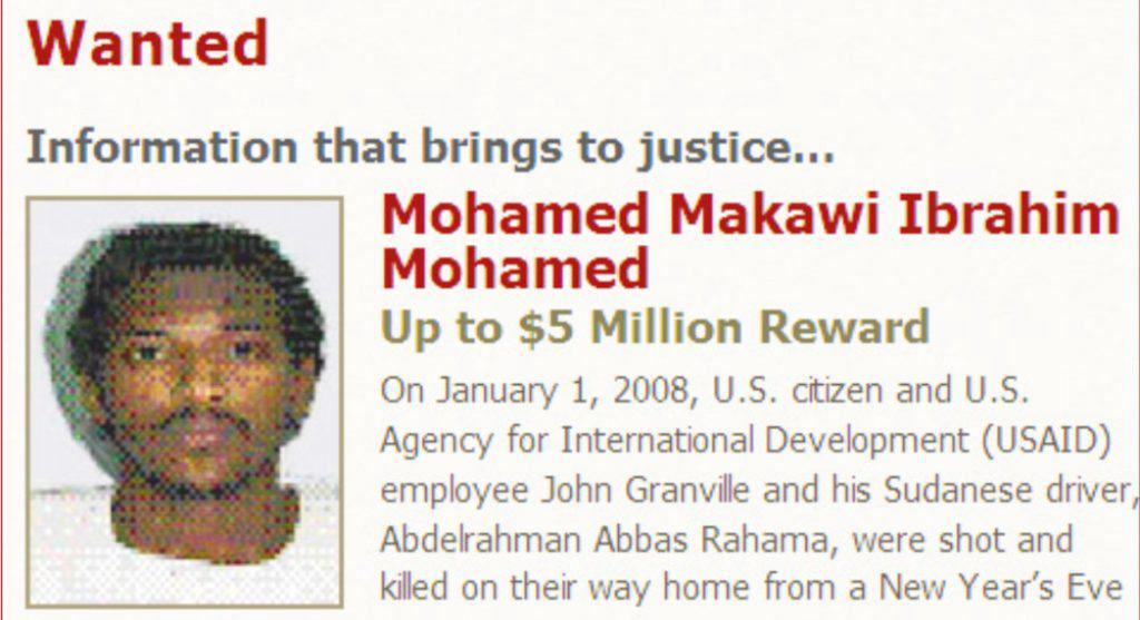 Makkawi reward poster