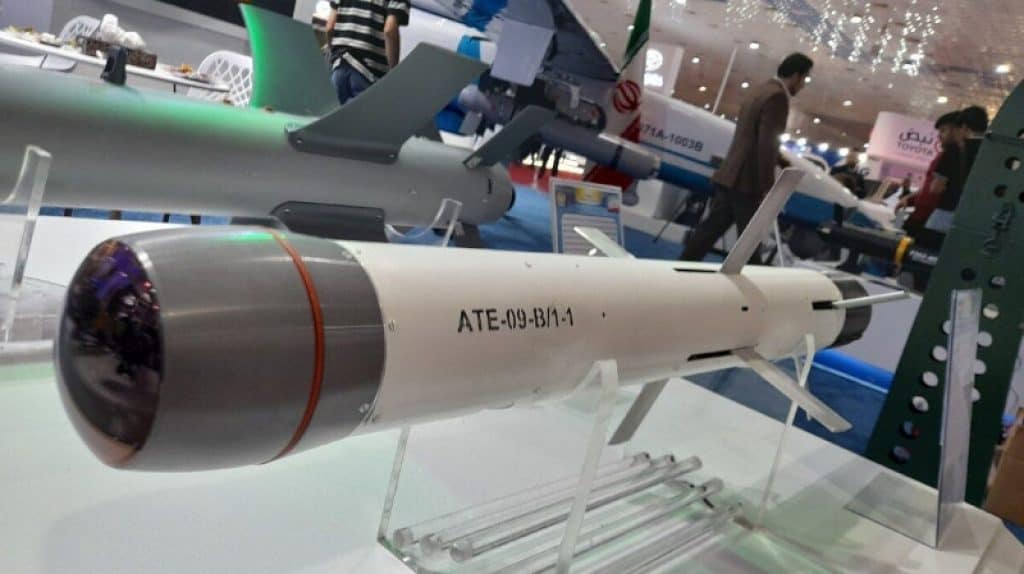 Iranian missile at Baghdad expo