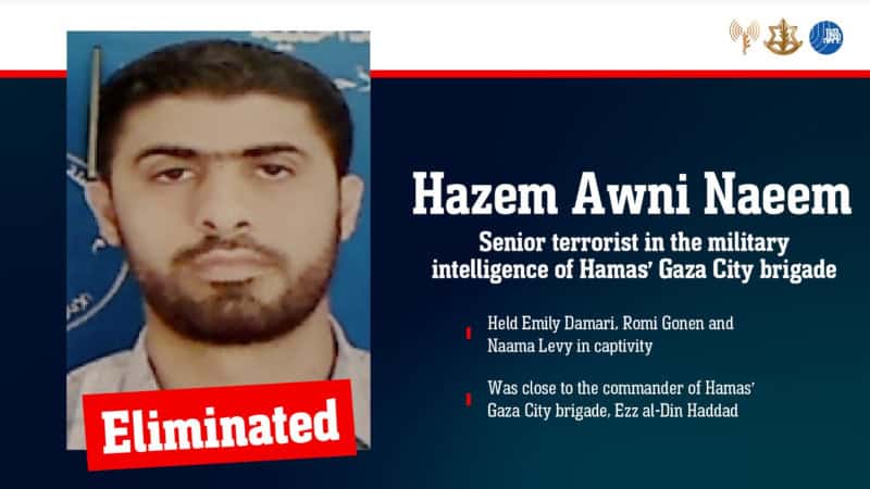 Slain nephew of senior Hamas official was involved in kidnapping Israelis on October 7