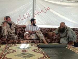 Abu Firas al Suri with Abu Khalid and Hassan Abboud