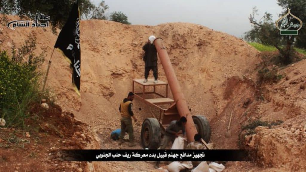 16-05-05 Ajnad al Sham fighting in Aleppo under Jaysh al Fath banner 1