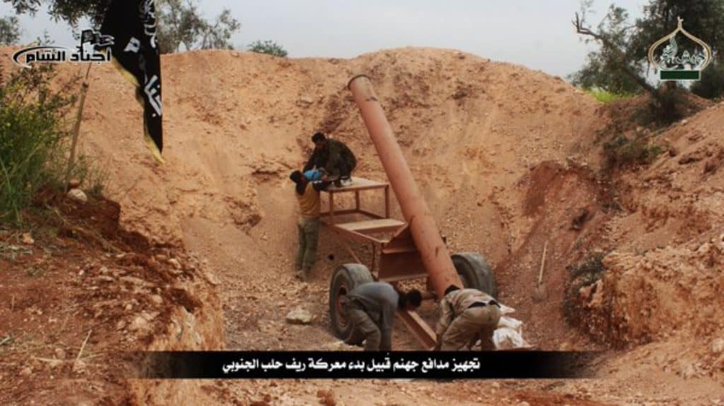16-05-05 Ajnad al Sham fighting in Aleppo under Jaysh al Fath banner 2