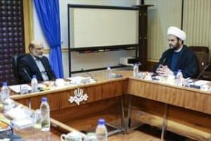 Ali Askar, head of IRIB, meeting with Akram al Kabi on Aug. 28.