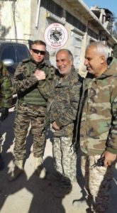 Photo 6. Russian officer with Syrian Republican Guard on Nov. 28, according to social media accounts.
