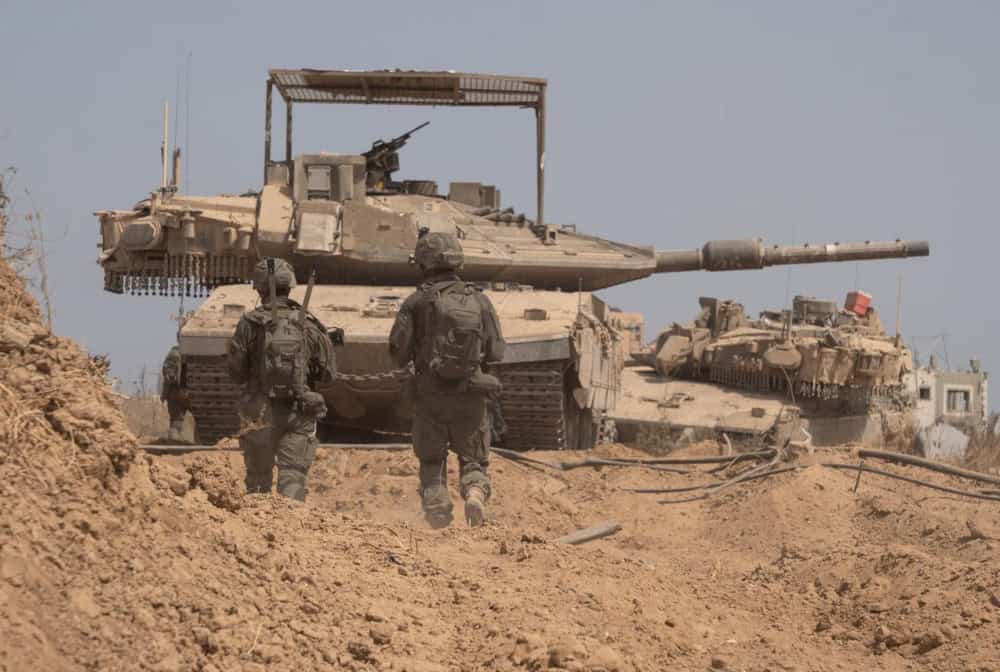 IDF tank in Gaza