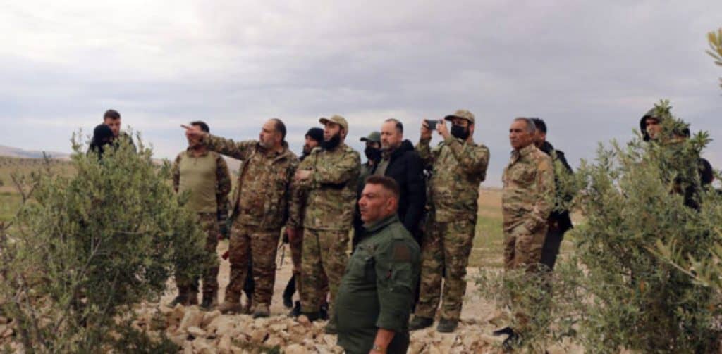 Syrian MOD officials at Tishrin Dam