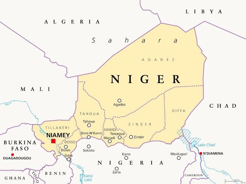 Niger map