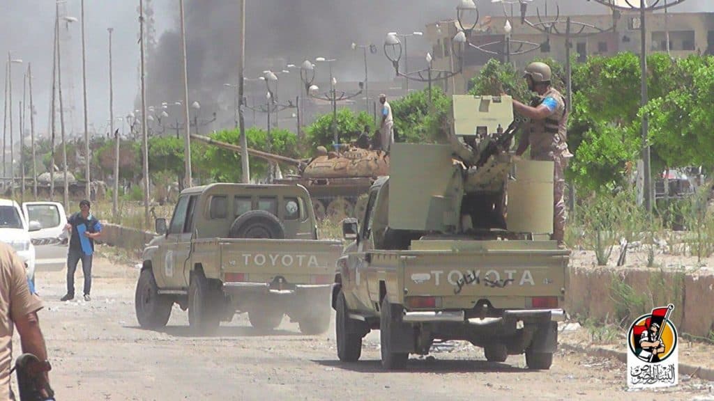 16-08-16 Fighters advancing in Residential neighborhood 2 2