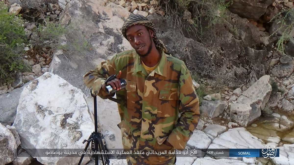 Islamic State claims suicide bombing in Somalia