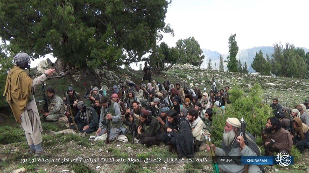 Islamic State fights the Taliban, Afghan government-backed locals in Tora Bora Mountains