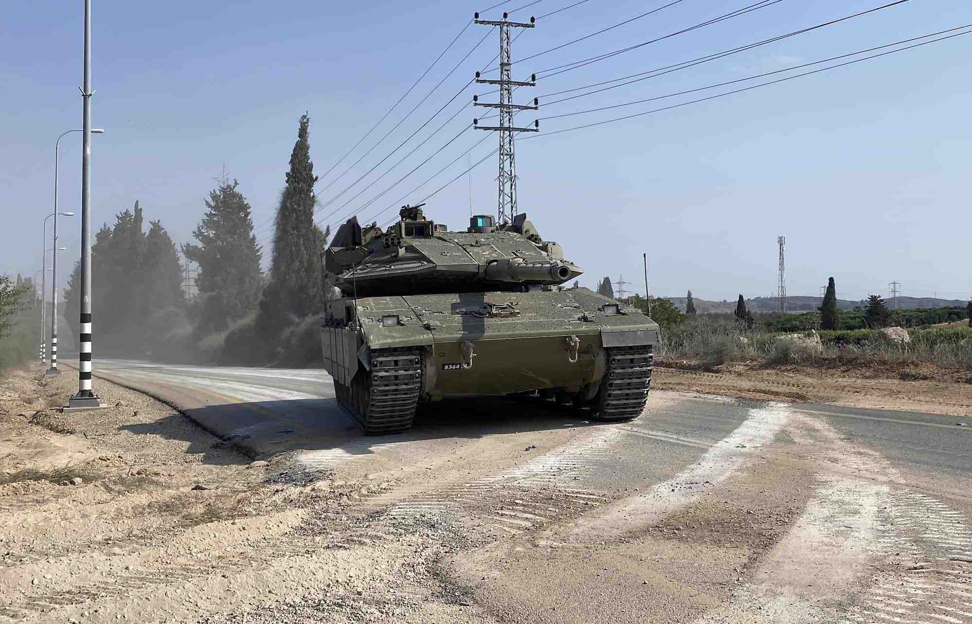 Israel strikes 400 targets in Gaza, as Hezbollah fires anti-tank missiles