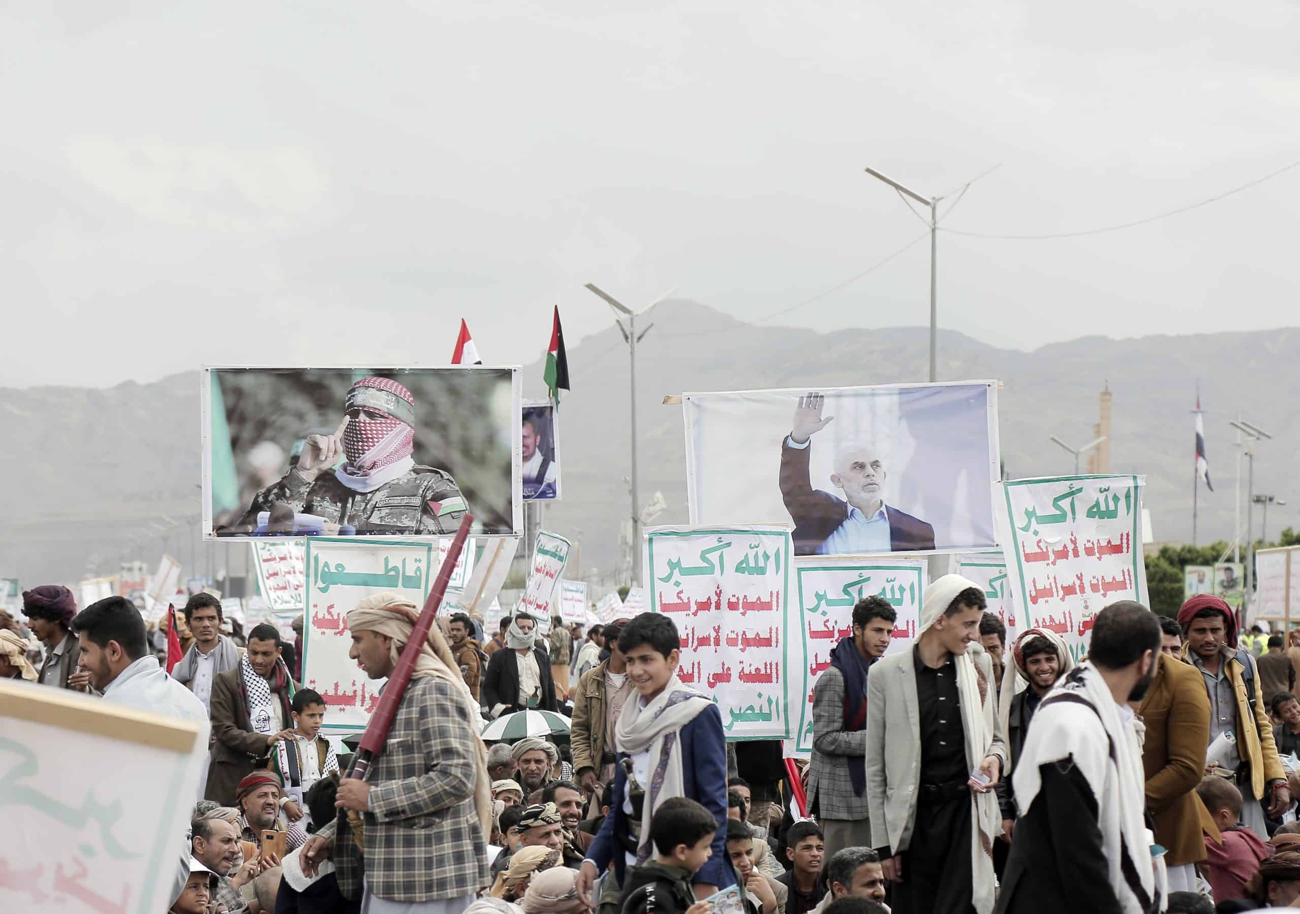 Houthis attack four ships and threaten to expand operations against U.S. forces