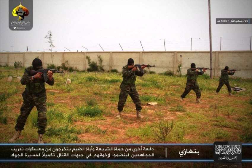 Ansar al Sharia in Libya releases photos of graduates from its ‘mujahideen training camps’