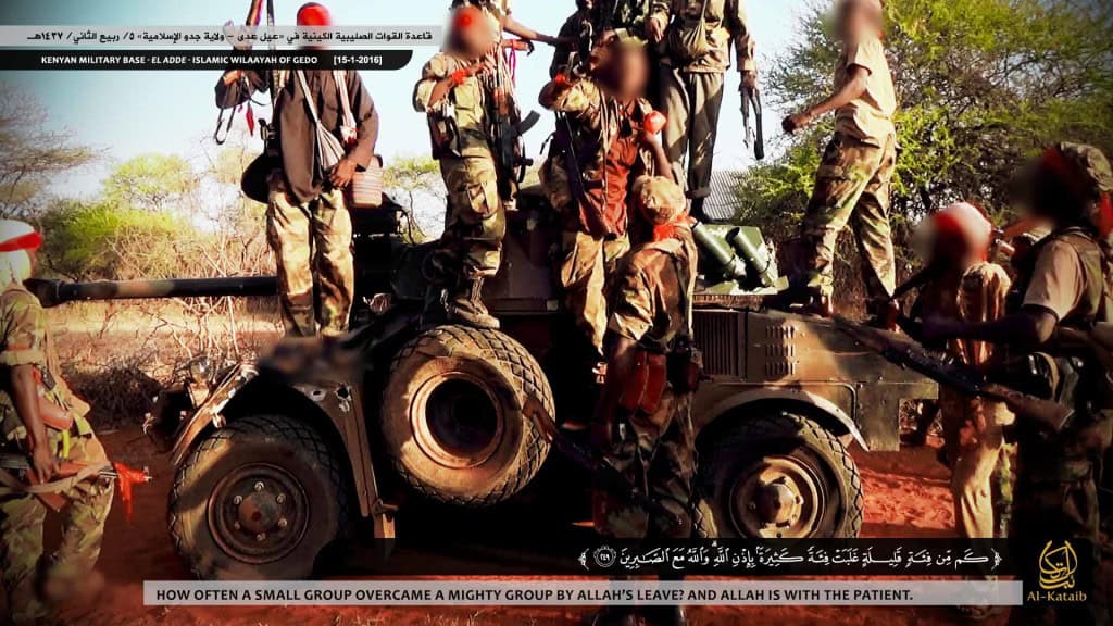 Shabaab releases photos from captured African Union base