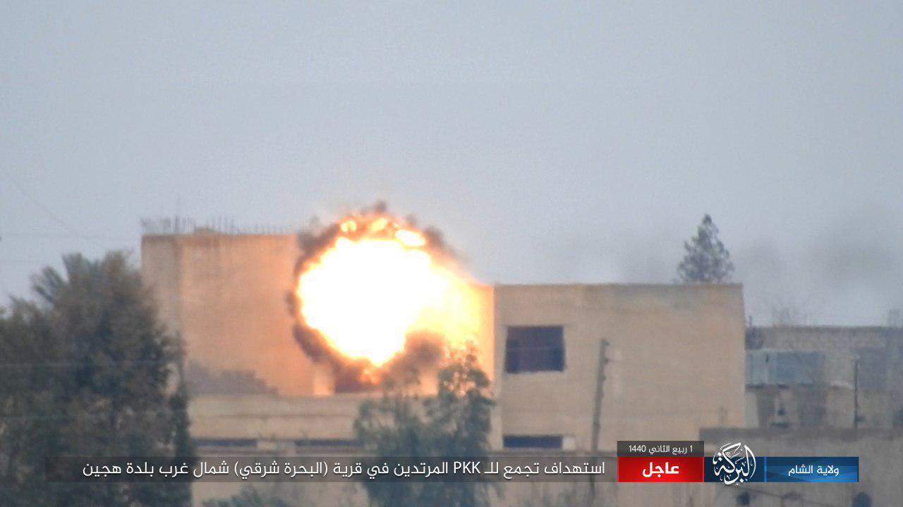 US-backed forces battle Islamic State for control of Hajin, Syria