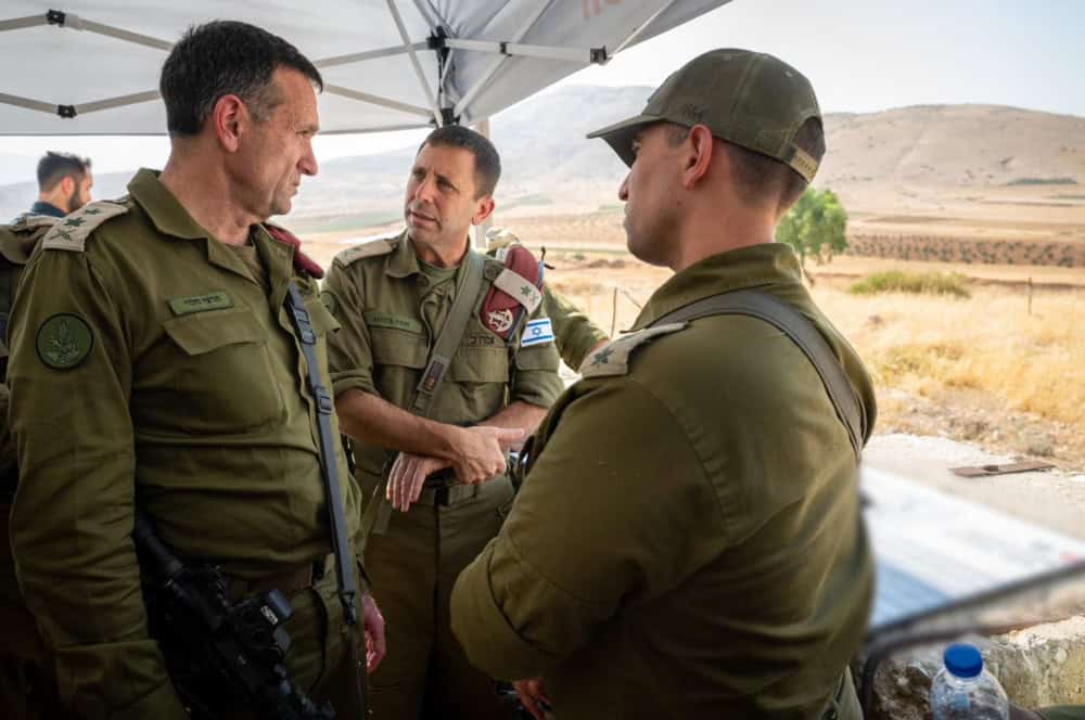 IDF chief of staff visits Jordan Valley amid West Bank terror threats